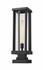 Glenwood 1 Light Outdoor Pier Mounted Fixture in Black Finish by Z-Lite