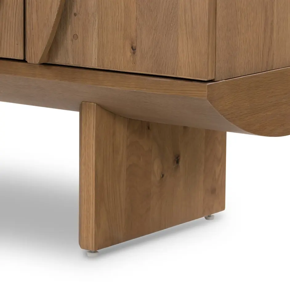 Pickford Media Console In Dusted Oak Veneer by FOUR HANDS
