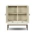 Cressida Bar Cabinet - Ivory Painted Linen by Four Hands