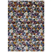Hagen Geometric Hexagon Mosaic 8X10 Area Rug In Multicolored by Modway Furniture