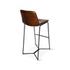 Morgan Bar Chair, Hand Washed Chestnut by Home Trends & Design
