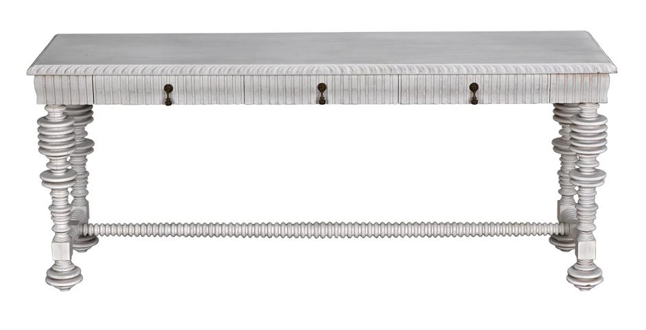 Portuguese Console, White Wash by Noir Furniture