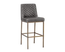 Leighland Barstool - Overcast Grey by Sunpan