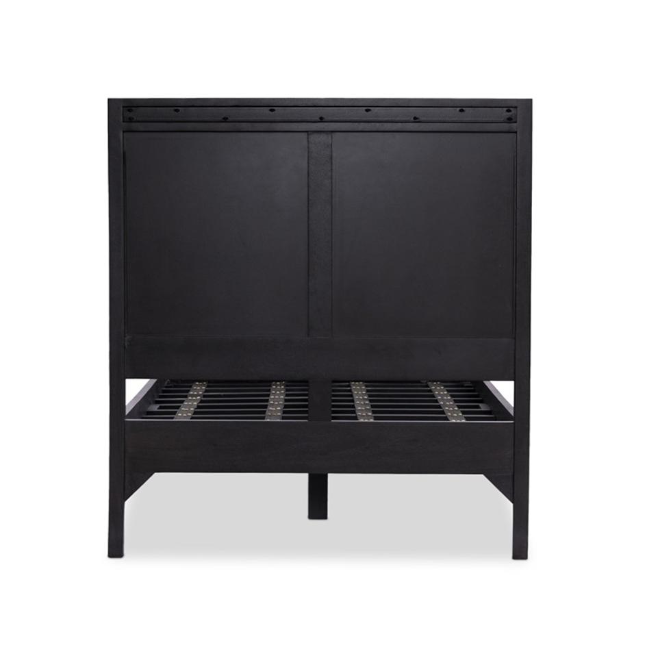 Sydney Twin Bed - Black Wash by Four Hands