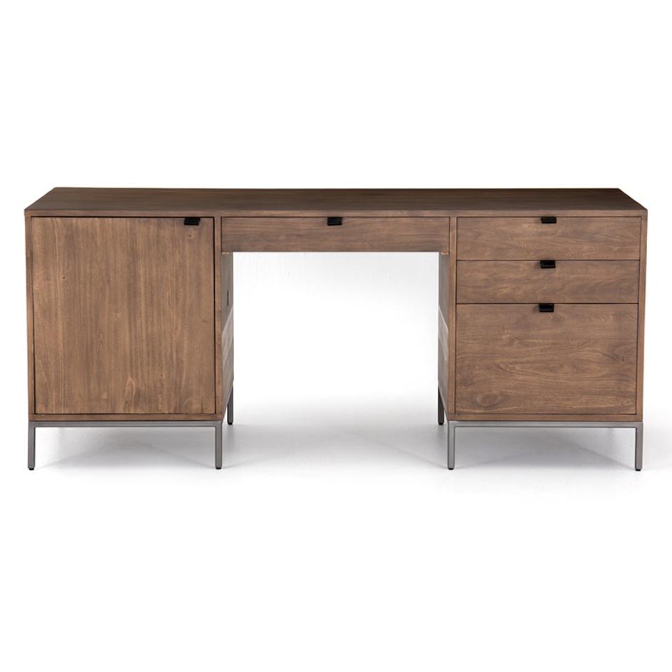 Trey Executive Desk-Auburn Poplar by FOUR HANDS