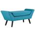 Gatley Upholstered Fabric Bench In Pure Water by Modway Furniture
