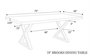 Brooks Dining Table by Urbia Imports