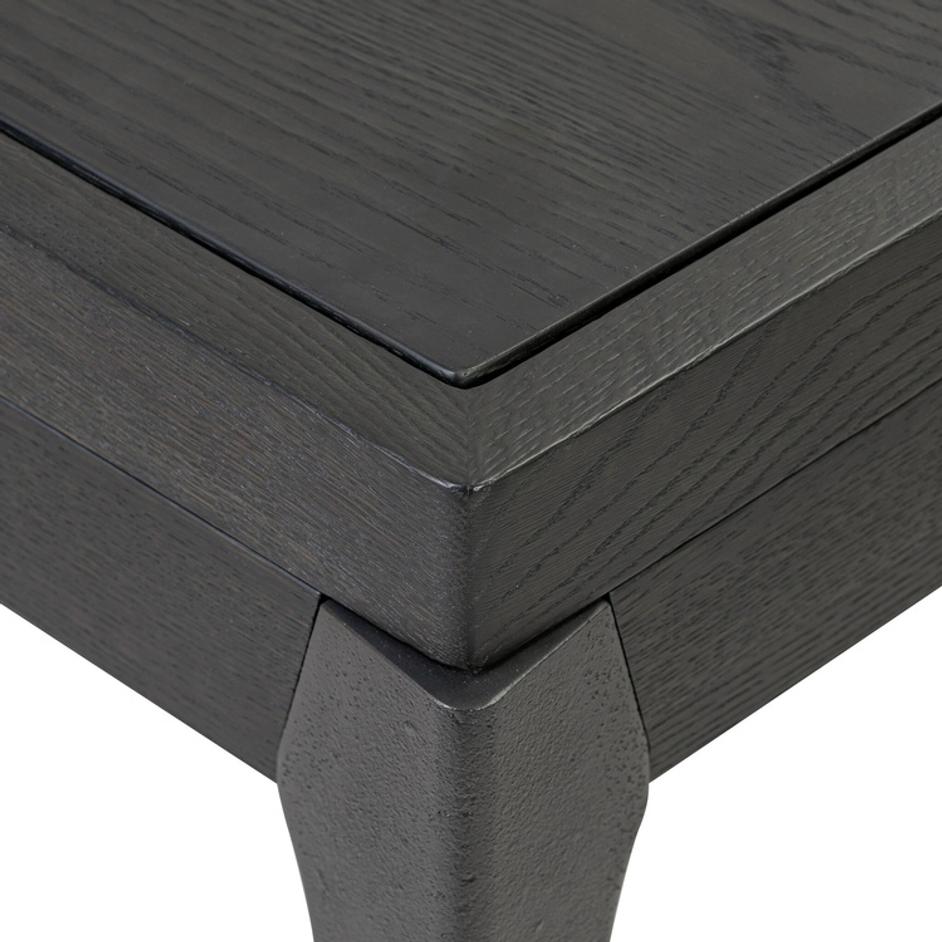 District Eight Mahjong Table - Ebonized Oak by Four Hands