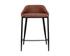 ASTRA COUNTER STOOL - BLACK - CINNAMON BROWN by Sunpan