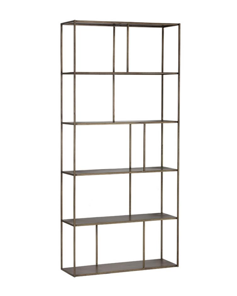 Eiffel Bookcase - Large - Antique Brass by Sunpan