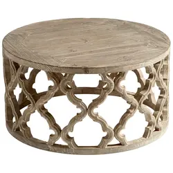 Sirah Coffee Table In Weathered Pine by Cyan Design