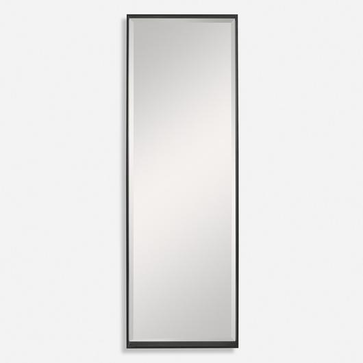 Kahn Oversized Black Rectangular Mirror by Uttermost