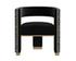ADAMINA DINING ARMCHAIR - ABBINGTON BLACK / HOBBES NIGHT by Sunpan