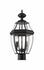 Westover 2 Light Outdoor Post Mount Fixture in Black Finish by Z-Lite