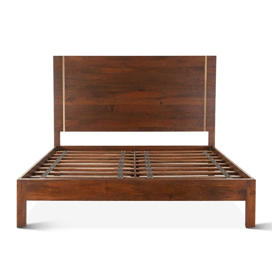 Cosmopolitan King Bed, Honey Brown by Home Trends & Design
