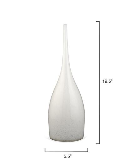 Pixie Decorative Glass Vases (set of 3), White by Jamie Young