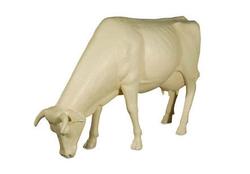 Life Size Cow, Grazing, Off White by PHILLIPS COLLECTION