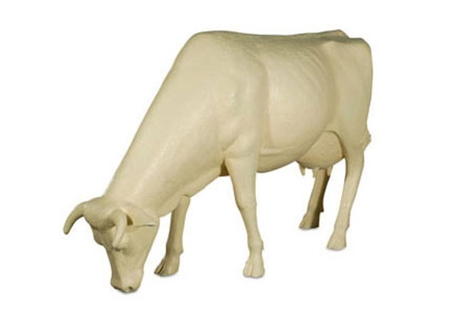 Life Size Cow, Grazing, Off White by PHILLIPS COLLECTION