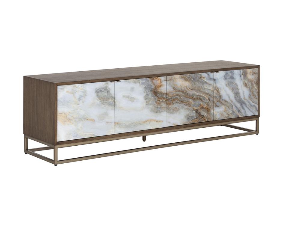 FUENTES MEDIA CONSOLE AND CABINET by Sunpan