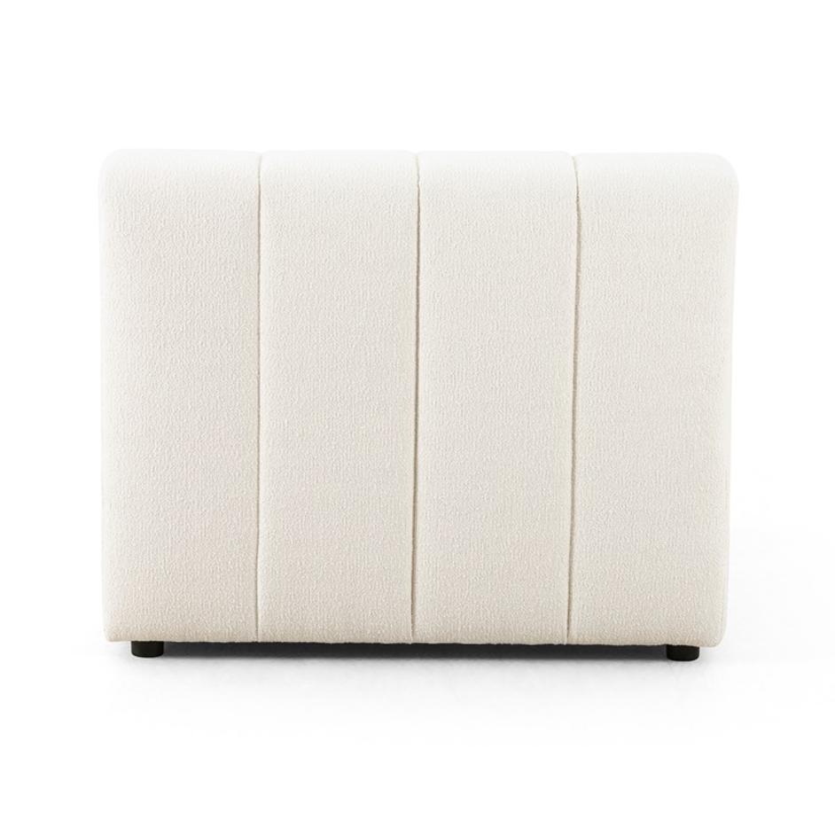 Langham Channeled Armless Pc In Fay Cloud by FOUR HANDS