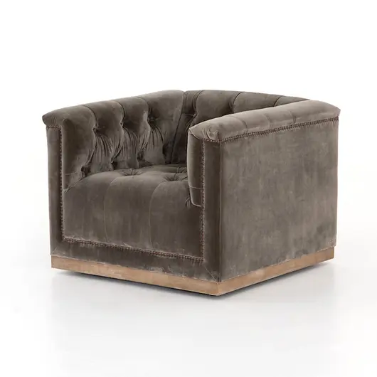 MAXX SWIVEL CHAIR- SAPPHIRE BIRCH by FOUR HANDS