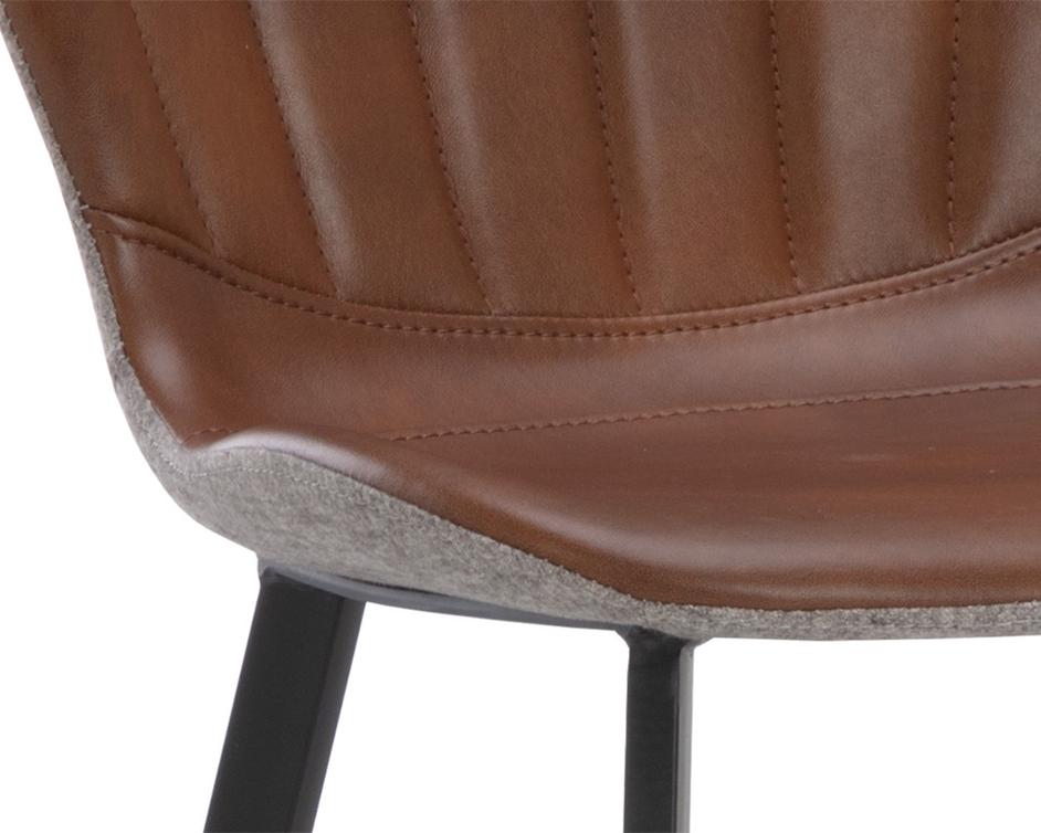 ARABELLA COUNTER STOOL - BRAVO COGNAC / NOVEMBER GREY by Sunpan