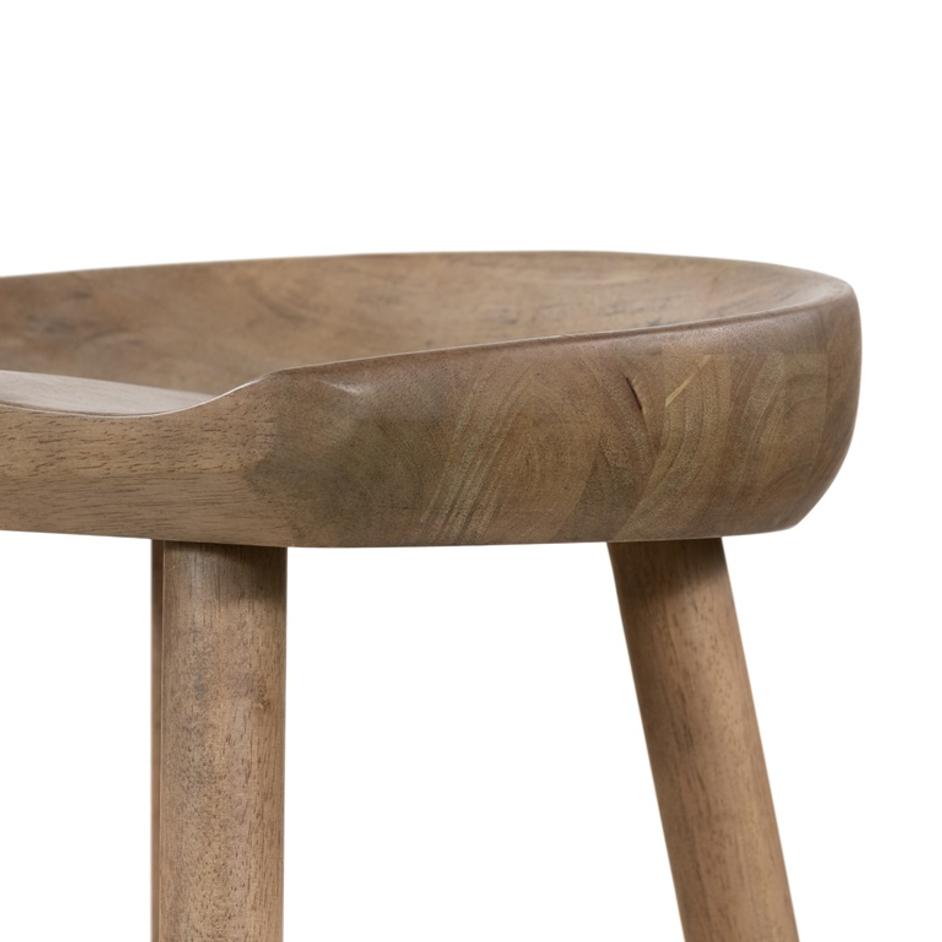 Barrett Stool In Natural Matte In Bar by FOUR HANDS