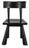 Gilbert Sungkai/Mindi Chair in Charcoal Black by Noir Furniture