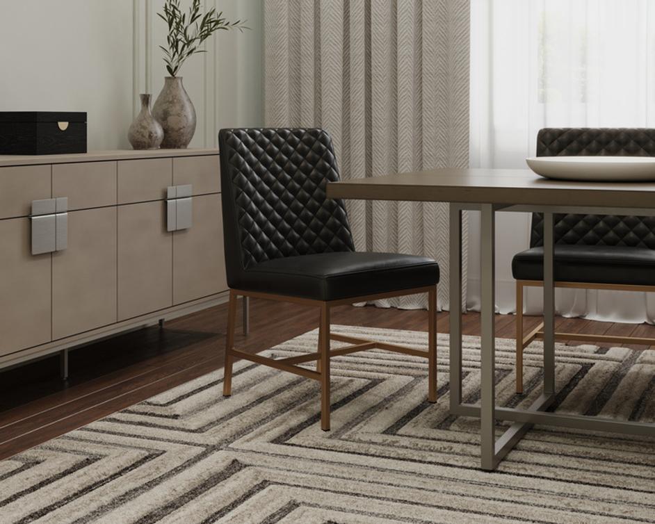 OSLOW HAND-TUFTED RUG - BEIGE / GREY - 8' X 10' by Sunpan