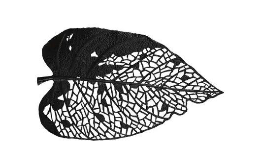 Birch Leaf Wall Art, Silver, XL by PHILLIPS COLLECTION