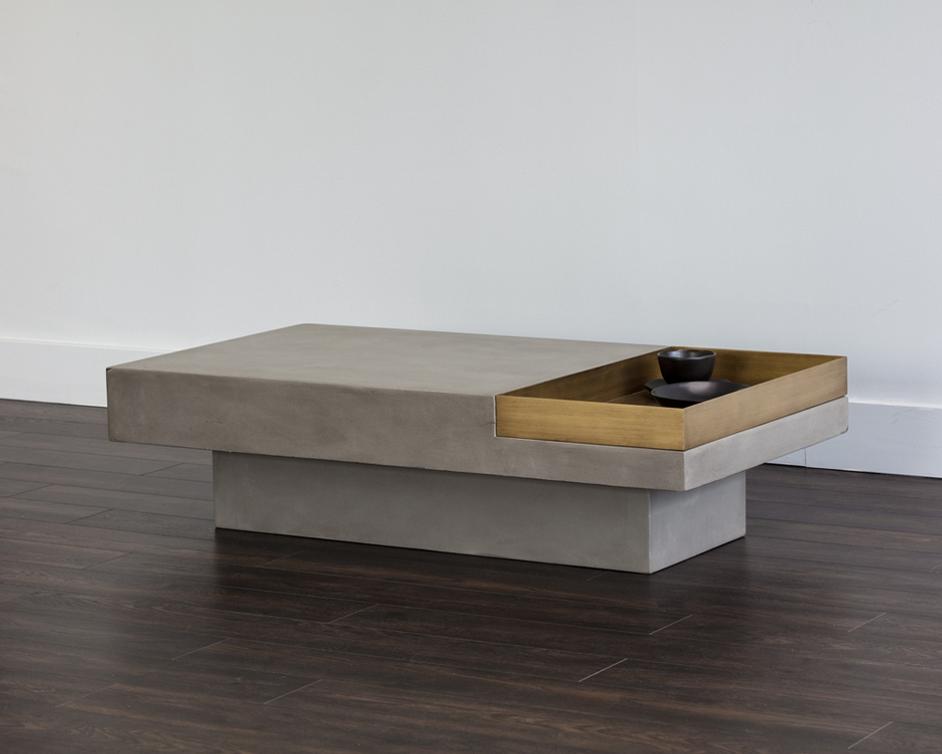 Quill Coffee Table - Rectangular by Sunpan