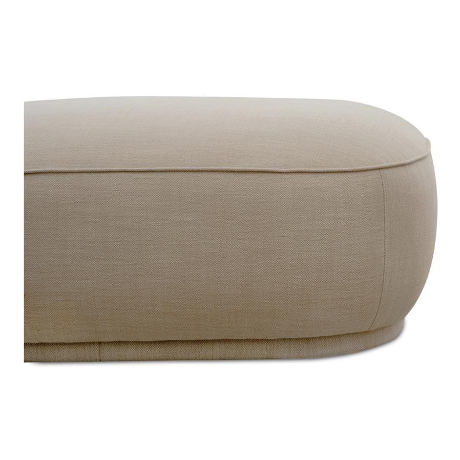 Marion Square Ottoman Beige by Moes Home