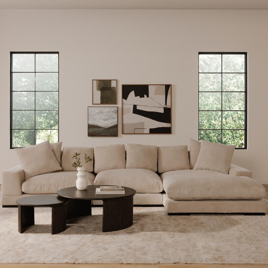 Plunge Slipper Chair Cappuccino by Moes Home