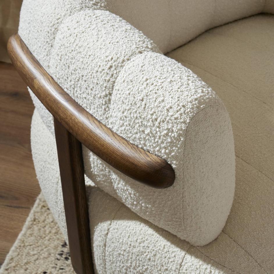 Doss Swivel Chair In Terra Brown Oak by Four Hands