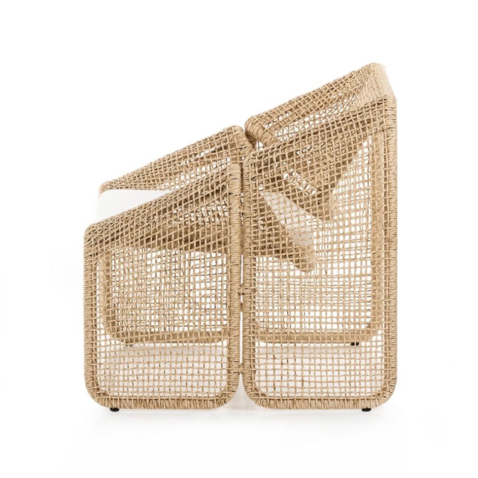 Selma Outdoor Chair In Faux Hyacinth by FOUR HANDS