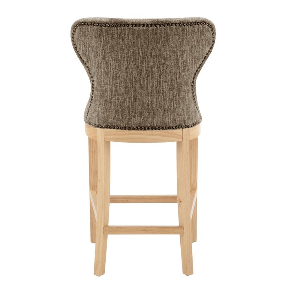 Dorsey Fabric Counter Stool, Pasadena Taupe by New Pacific Direct