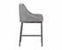 Dalary Counter Stool - Bravo Metal / Polo Club Stone by Sunpan