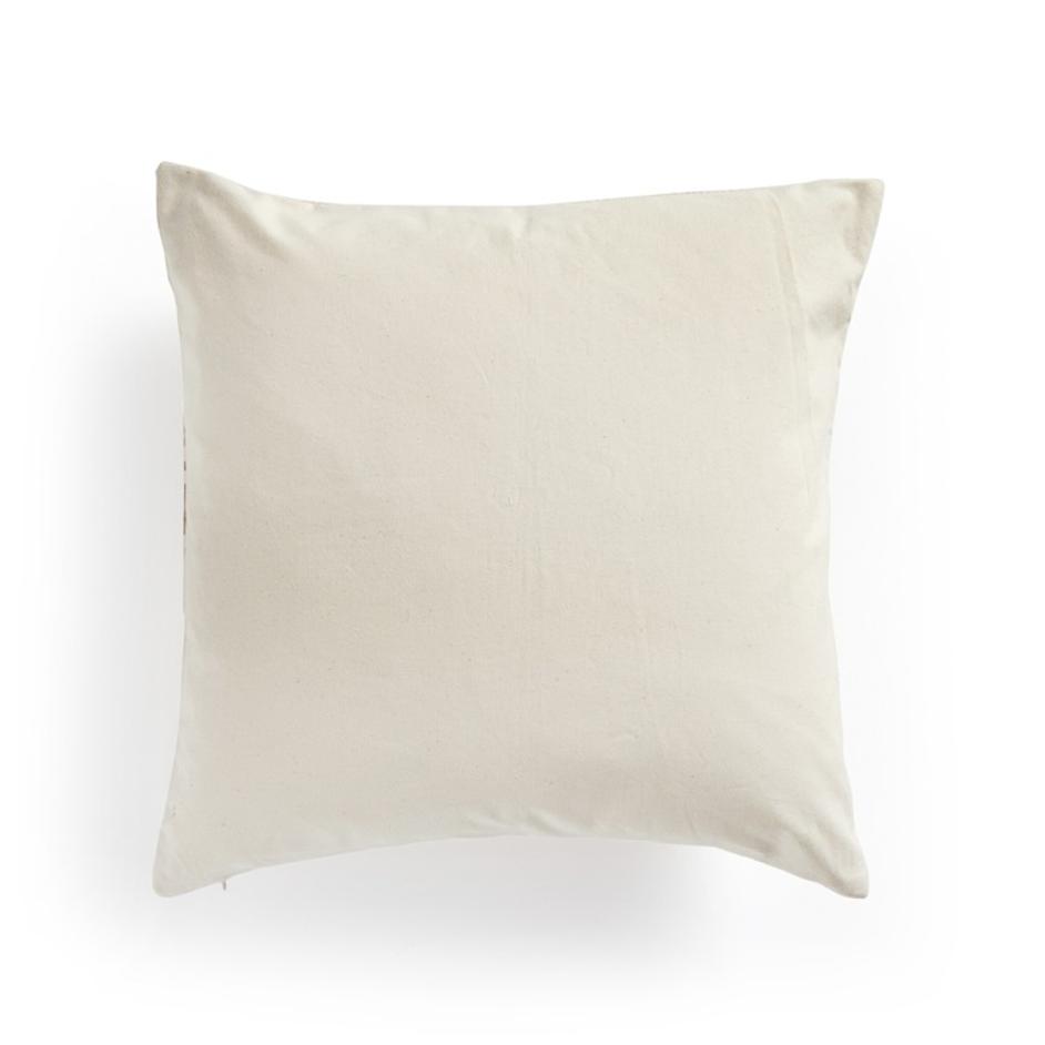 Handwoven Merido Pillow - Beige - Beige Cotton by Four Hands