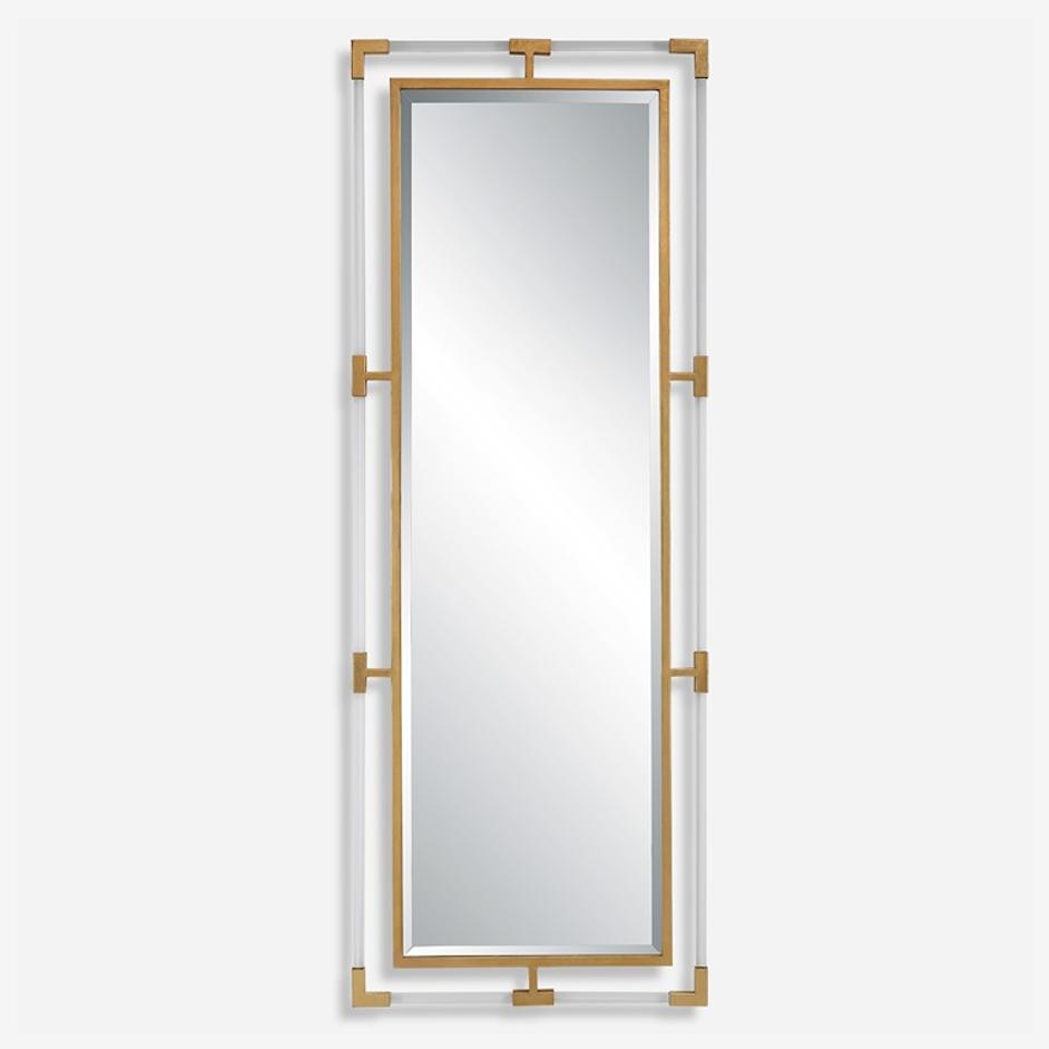 Balkan Gold Tall Mirror by Uttermost