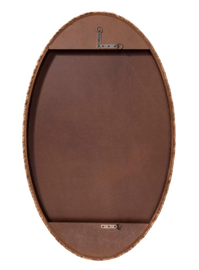 Sparrow Braided Oval Mirror by Jamie Young