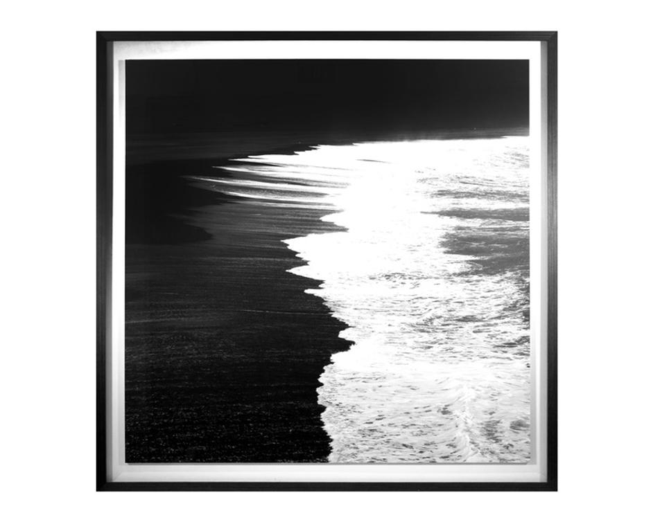 WASHED ASHORE - 48" X 48" - CHARCOAL FRAME by Sunpan