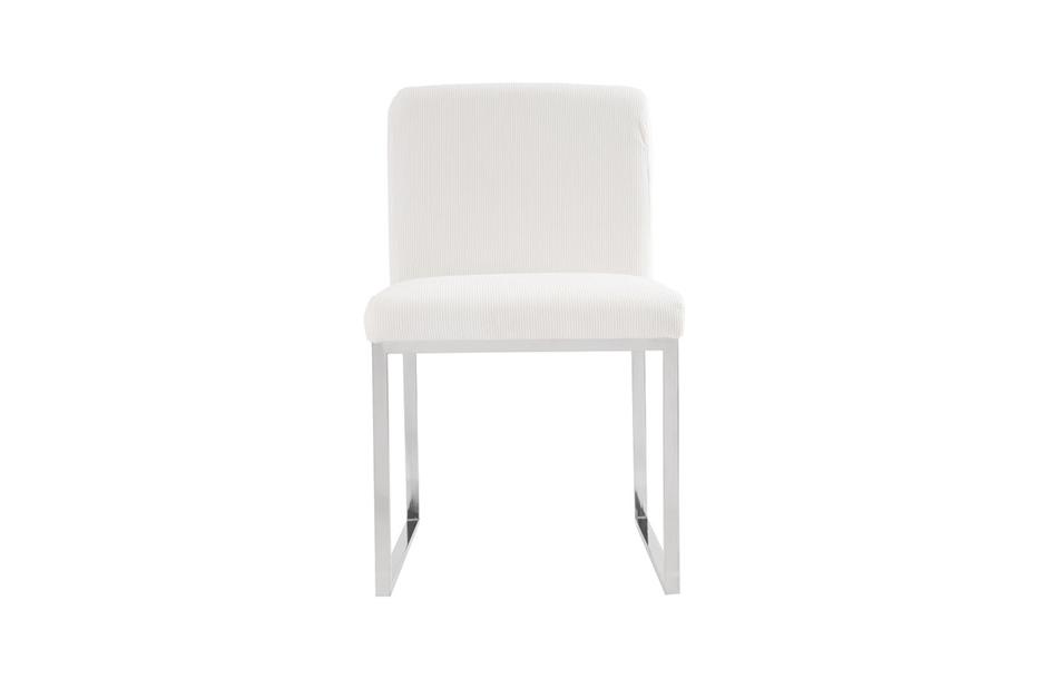 Frozen Dining Chair, Corduroy White by PHILLIPS COLLECTION