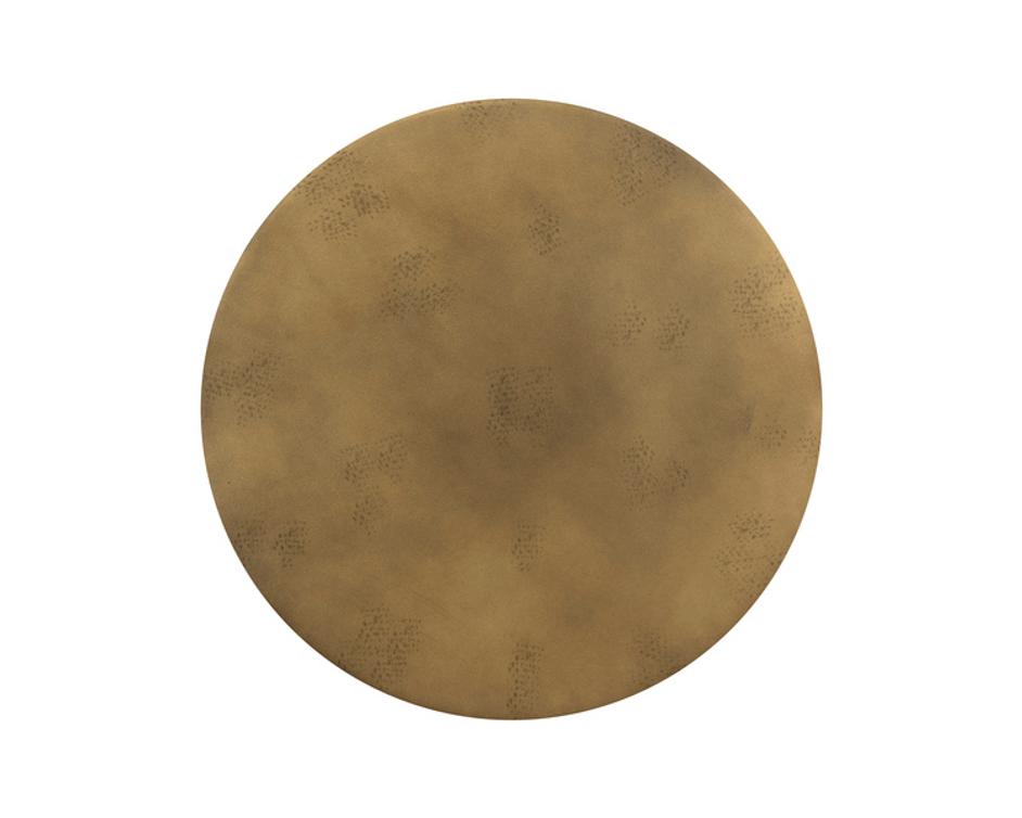 BERNABY END TABLE - ANTIQUE BRASS by Sunpan