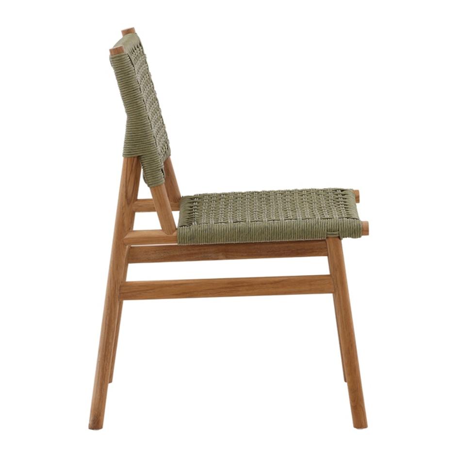 Hollis Outdoor Dining Chair Set of 2 by Curated Collections