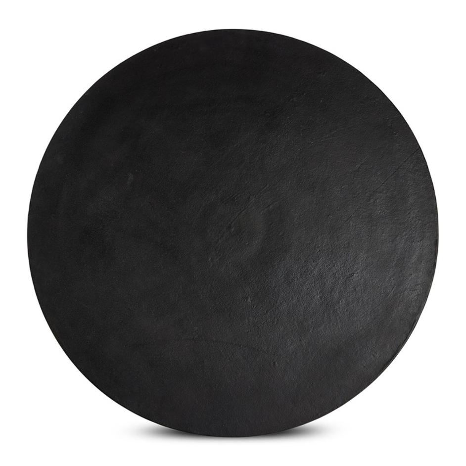 Daffin Round Bistro Table - Black Antique by Four Hands
