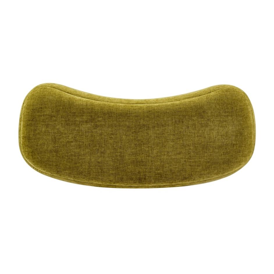 Leony Chenille Storage Bench, Seneca Olive  by New Pacific Direct