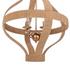 Sarmiento Pendant Natural/Gold by Classic Home