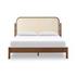 Caroline Bed In Smoked Oak In Queen by FOUR HANDS