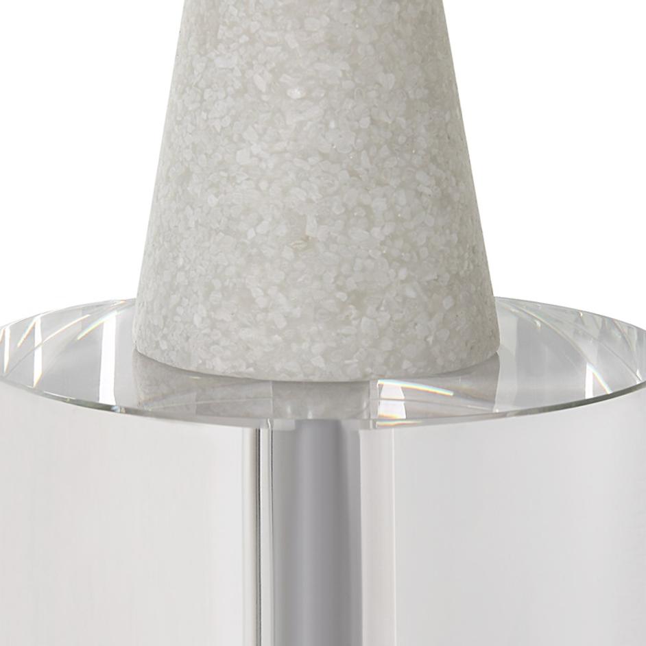 Norte White Stone Sculptures, Set/2 by Uttermost