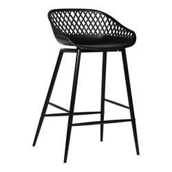 PIAZZA OUTDOOR COUNTER STOOL BLACK-M2 by Moes Home